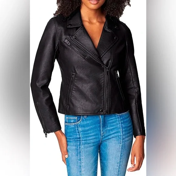 Blank NYC Vegan Leather Moto Jacket - Picture 8 of 13
